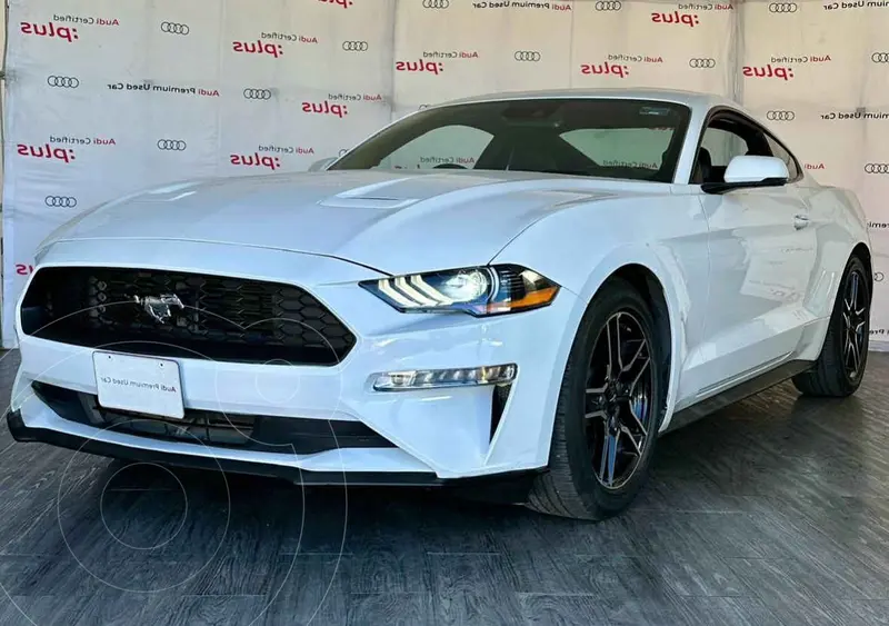 Foto Ford Mustang Coupe 2.3L Aut usado (2019) color Blanco financiado en mensualidades(enganche $186,000 mensualidades desde $8,608)
