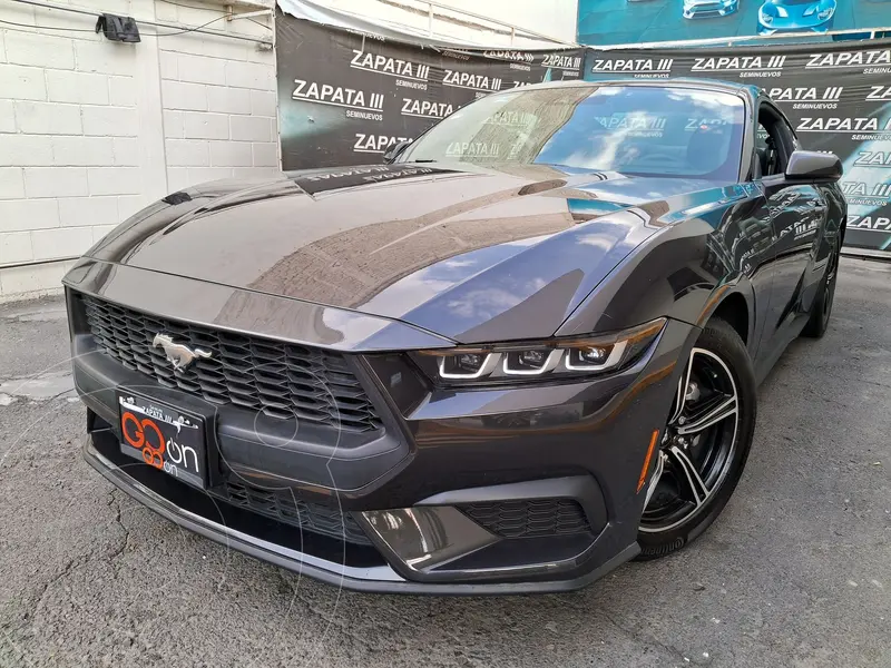 Foto Ford Mustang EcoBoost Premium usado (2024) color Gris financiado en mensualidades(enganche $231,625 mensualidades desde $17,712)
