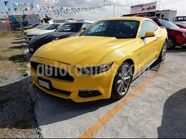 Ford Mustang GT 5.0L V8 Aut usado (2017) color Amarillo precio $510,000