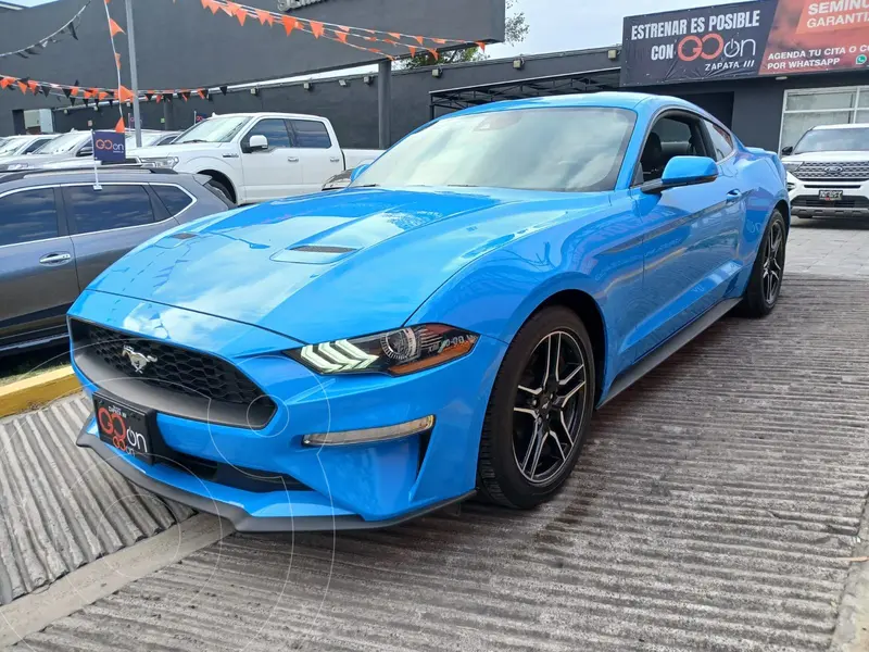 Foto Ford Mustang EcoBoost usado (2023) color Azul financiado en mensualidades(enganche $198,652 mensualidades desde $15,191)
