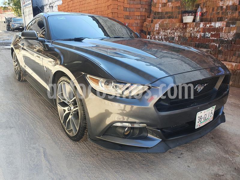 Ford Mustang Ecoboost Aut usado (2015) color Gris precio $295,000