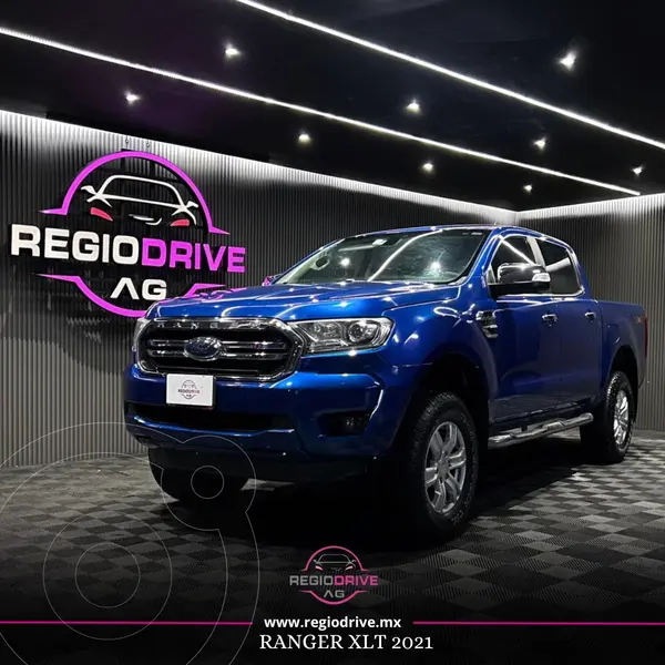 Foto Ford Ranger XLT Diesel 4x4 usado (2021) color Azul Relampago precio $469,900