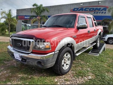 Foto venta Auto usado Ford Ranger XLT 3.0L 4x4 TDi CD (2005) color Rojo