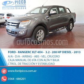 Foto venta Auto usado Ford Ranger XLT 3.2L 4x2 TDi CD (2013) color Gris Oscuro precio $890.000
