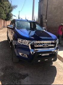 Foto venta Auto usado Ford Ranger XLT Diesel 4x4 Cabina Doble (2017) color Azul Espacio precio $450,000