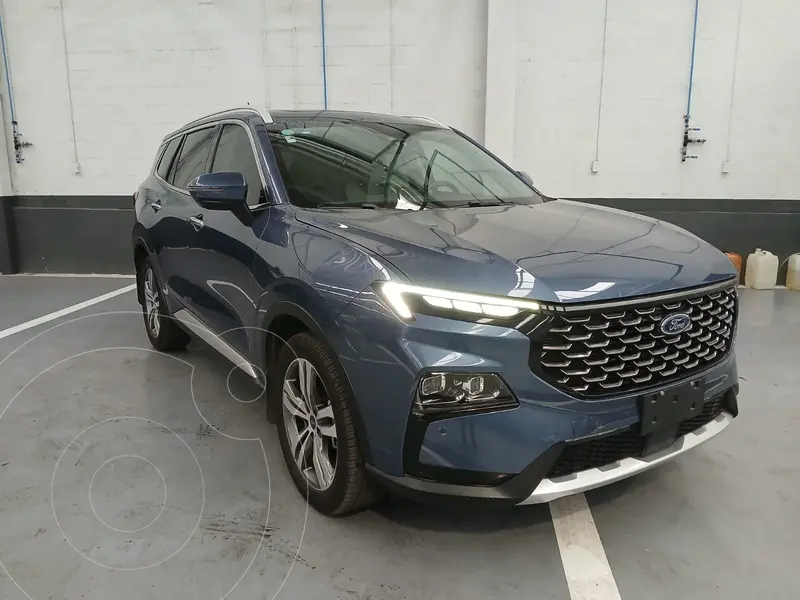 Foto Ford Territory Titanium usado (2023) color Azul Oscuro financiado en mensualidades(enganche $242,440 mensualidades desde $10,201)