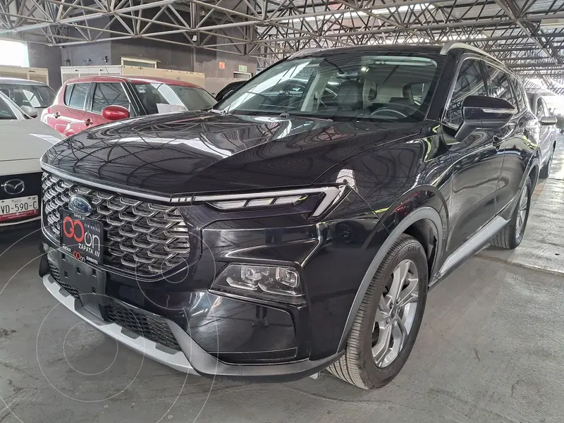 Foto Ford Territory Trend usado (2024) color Negro financiado en mensualidades(enganche $122,625 mensualidades desde $9,377)