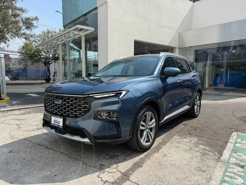 Foto Ford Territory Titanium usado (2023) color Azul financiado en mensualidades(enganche $138,944 mensualidades desde $14,786)