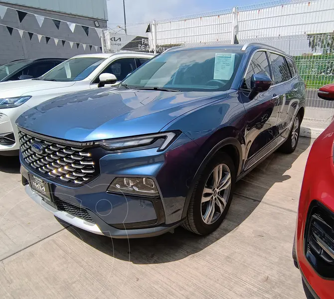 Foto Ford Territory Titanium usado (2024) color Azul financiado en mensualidades(enganche $123,280 mensualidades desde $13,300)