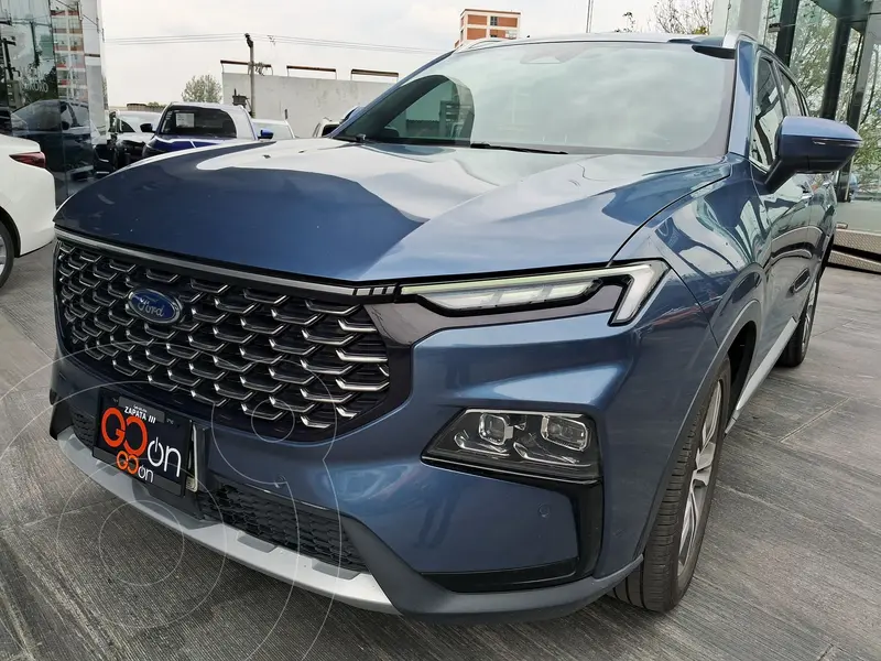 Foto Ford Territory Titanium usado (2024) color Azul financiado en mensualidades(enganche $141,700 mensualidades desde $10,836)