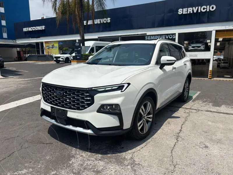Foto Ford Territory Titanium usado (2024) color Blanco financiado en mensualidades(enganche $168,506 mensualidades desde $17,931)