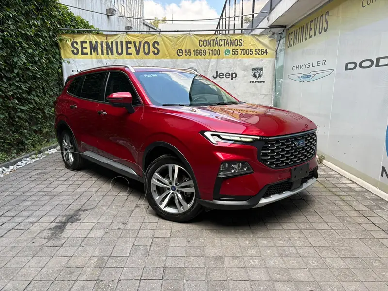 Foto Ford Territory Titanium usado (2024) color Rojo financiado en mensualidades(enganche $229,482 mensualidades desde $9,859)