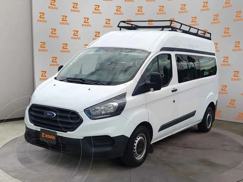 Foto Ford Transit Custom Van Larga 9 Pasajeros usado (2022) color Blanco financiado en mensualidades(enganche $174,400 mensualidades desde $13,342)