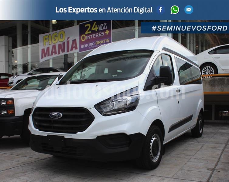 Ford Transit Custom VAN LARGA DIESEL A/A 2.2L usado (2020) color Blanco precio $579,000