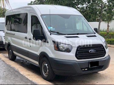 Ford Transit Gasolina 15 Pasajeros usado (2016) color Blanco precio $450,000