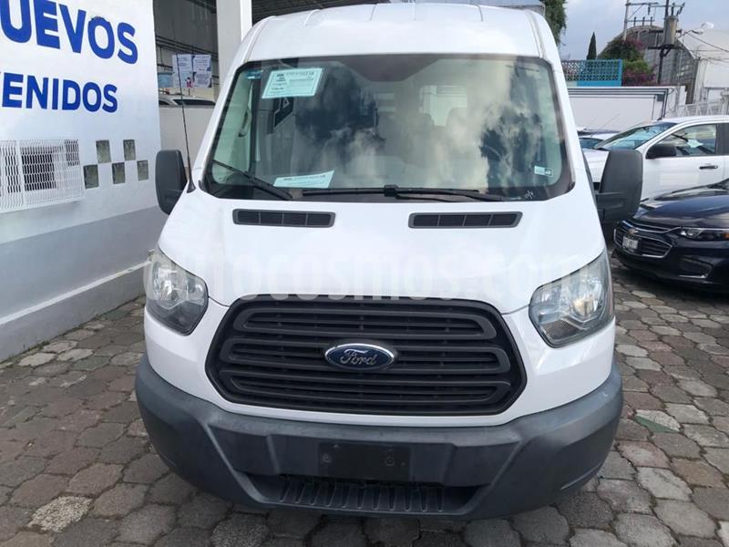 Ford Transit Gasolina Bus 15 Pasajeros usado (2015) color Blanco precio $398,000