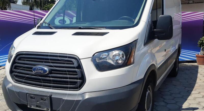 Foto Ford Transit Gasolina Van usado (2018) color Blanco financiado en mensualidades(enganche $112,950 mensualidades desde $13,393)