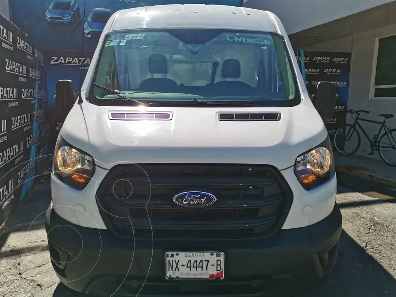 Foto Ford Transit Gasolina Van Mediana usado (2020) color Blanco financiado en mensualidades(enganche $147,500 mensualidades desde $14,594)