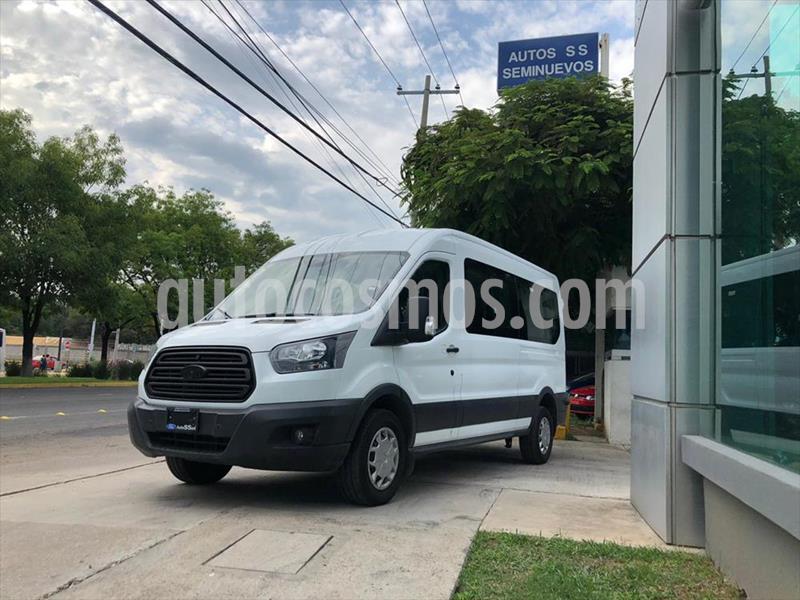 Ford Transit Diesel 15 Pasajeros usado (2019) color Blanco precio $570,000