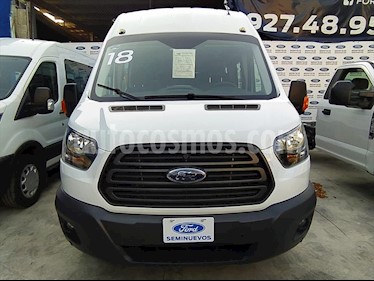 Ford Transit Diesel 18 Pasajeros usado (2018) color Blanco precio $590,000