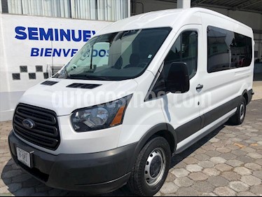 foto Ford Transit Gasolina Bus 15 Pasajeros usado (2017) color Blanco precio $384,500