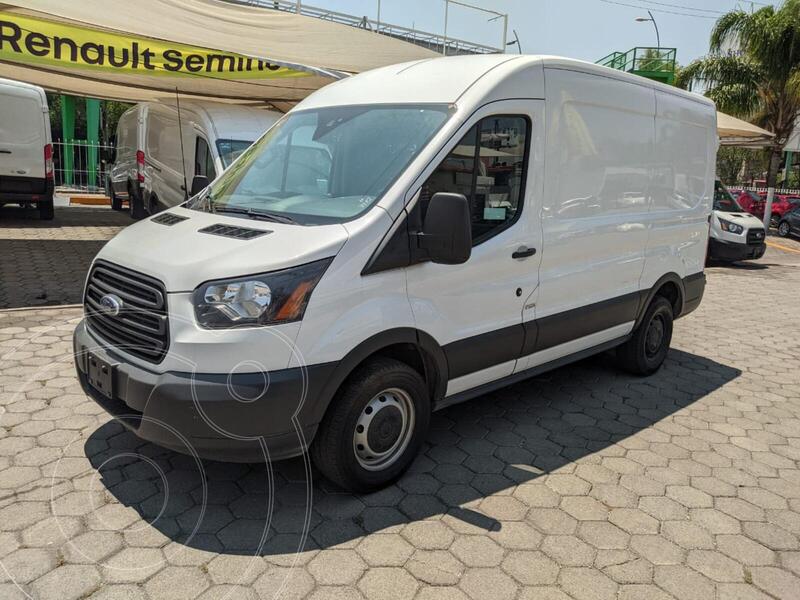Foto Ford Transit Gasolina Van usado (2018) color Blanco financiado en mensualidades(enganche $154,500 mensualidades desde $10,502)