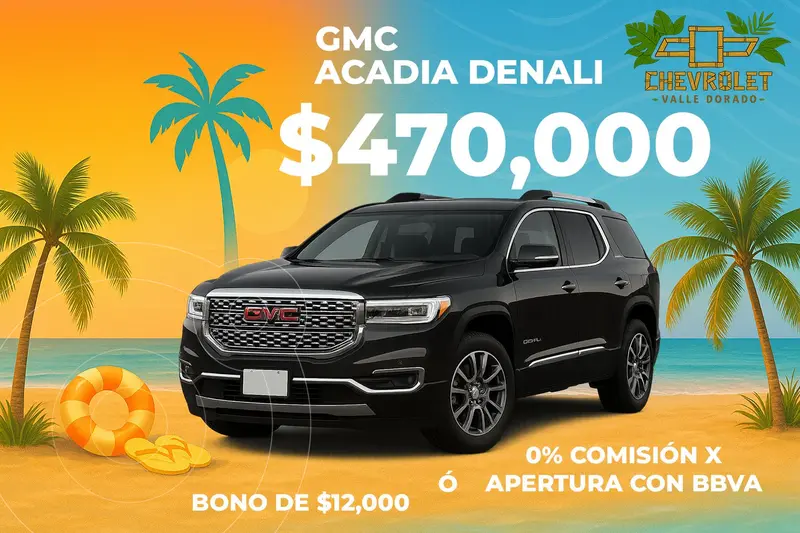 Foto GMC Acadia Denali usado (2019) color Negro precio $470,000
