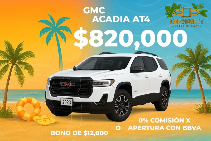 Foto GMC Acadia AT4 usado (2023) color Blanco precio $820,000