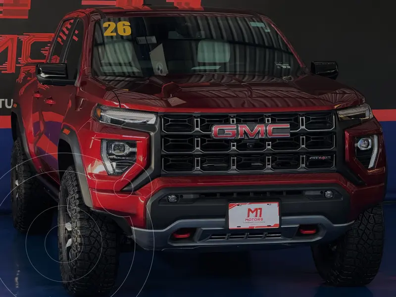 Foto GMC Canyon AT4X usado (2026) color Rojo financiado en mensualidades(enganche $239,780)