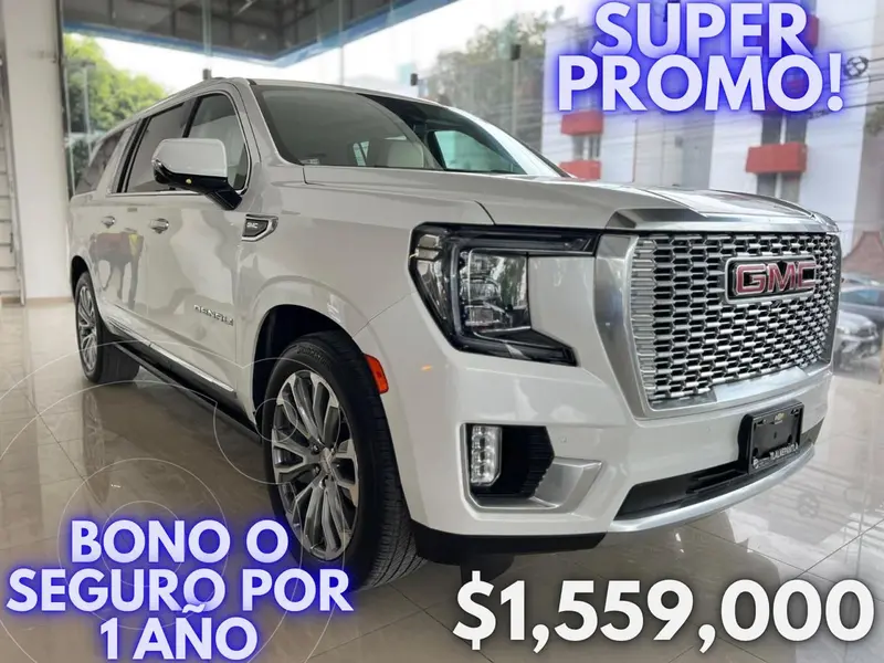 Foto GMC Yukon Denali XL usado (2022) color Blanco financiado en mensualidades(enganche $500,439 mensualidades desde $33,343)