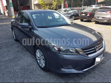 Honda Accord 4P EXL L4 CVT A/AC. AUT. QC PIEL F. NIEBLA RA-17 usado (2013) color Gris precio $194,000