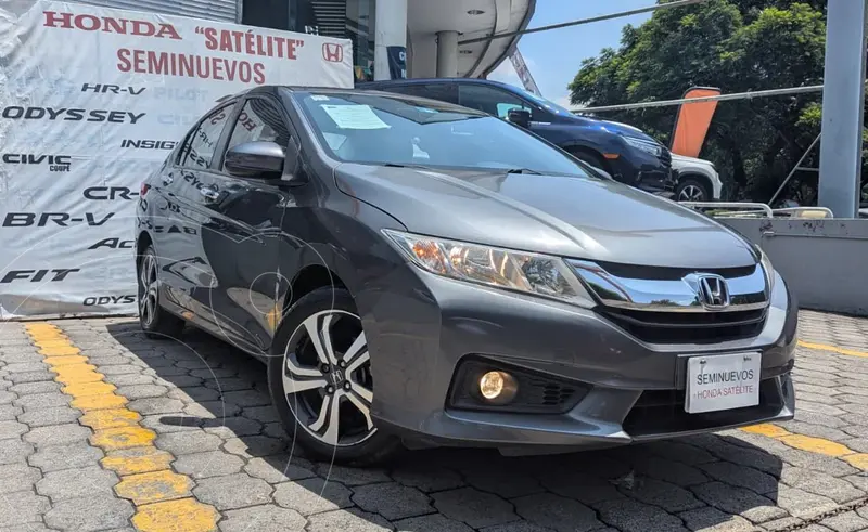 Foto Honda City EX 1.5L Aut usado (2017) color Gris precio $225,000