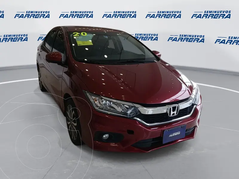 Foto Honda City EX 1.5L Aut usado (2020) color Rojo financiado en mensualidades(enganche $68,900 mensualidades desde $5,715)