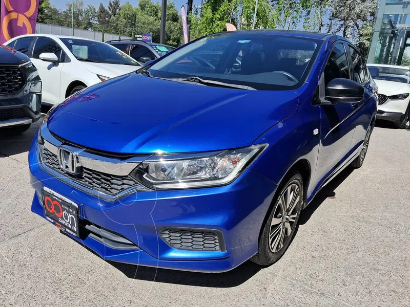 Foto Honda City LX 1.5L usado (2019) color Azul financiado en mensualidades(enganche $62,675 mensualidades desde $4,793)