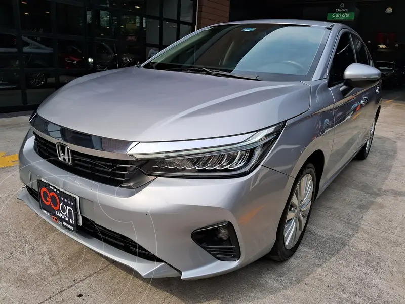 Foto Honda City Prime usado (2024) color plateado financiado en mensualidades(enganche $91,288 mensualidades desde $6,981)