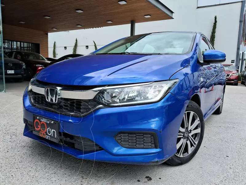 Foto Honda City LX 1.5L usado (2018) color Azul financiado en mensualidades(enganche $63,500 mensualidades desde $5,683)