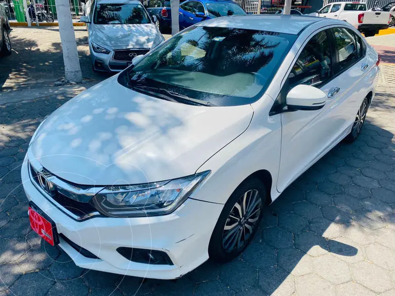 Foto Honda City EX 1.5L Aut usado (2018) color Blanco financiado en mensualidades(enganche $61,750 mensualidades desde $4,554)