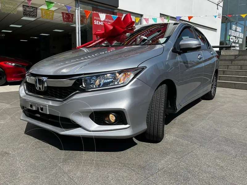 Foto Honda City EX 1.5L Aut usado (2019) color plateado financiado en mensualidades(enganche $95,304 mensualidades desde $4,010)