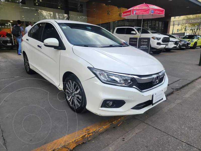 Foto Honda City EX 1.5L Aut usado (2018) color Blanco financiado en mensualidades(enganche $62,500 mensualidades desde $6,545)