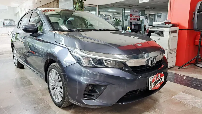 Foto Honda City Prime Aut usado (2022) color Gris Oscuro financiado en mensualidades(enganche $133,342 mensualidades desde $5,610)