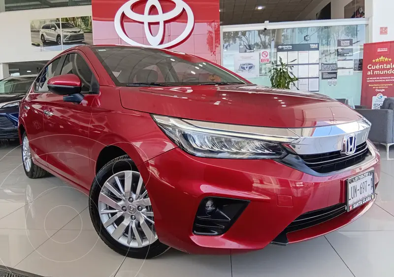 Foto Honda City Touring usado (2023) color Rojo financiado en mensualidades(enganche $145,464 mensualidades desde $6,249)