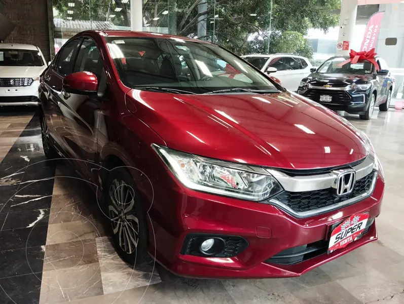 Honda City EX 1.5L Aut usado (2019) color Rojo precio $277,000