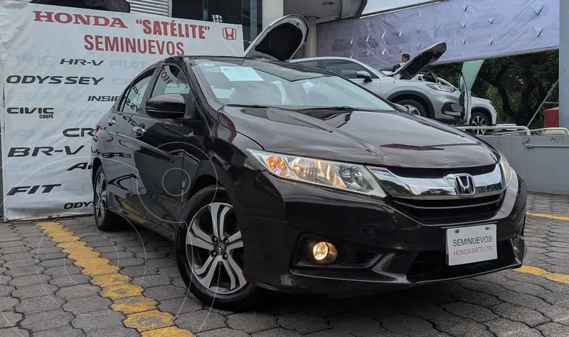 Foto Honda City EX 1.5L Aut usado (2016) color Gris precio $199,900