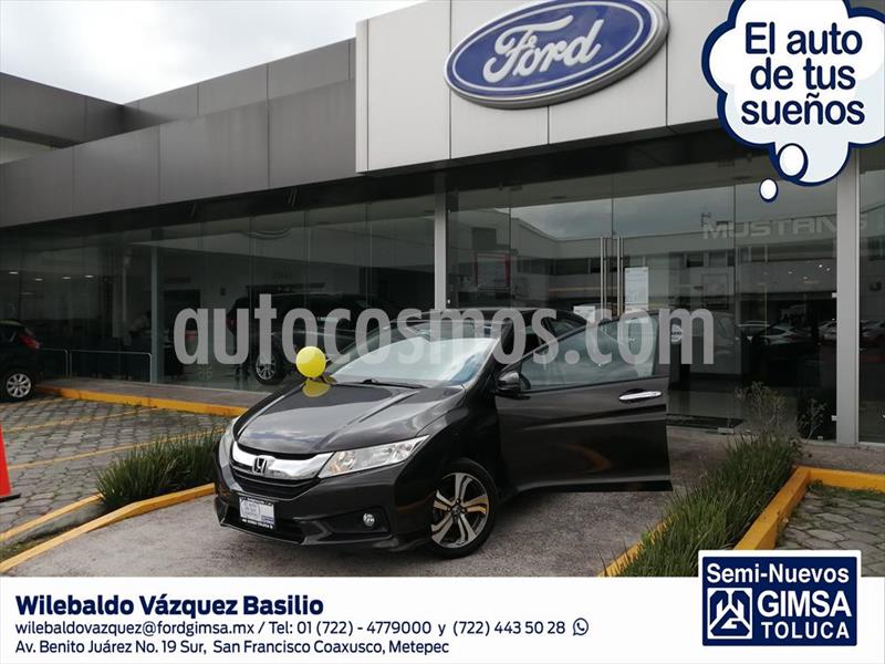 Honda City EX 1.5L Aut usado (2016) color Gris Oscuro precio $160,000
