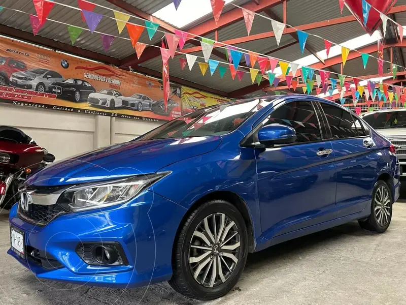 Foto Honda City EX 1.5L Aut usado (2020) color Azul Deportivo financiado en mensualidades(enganche $62,697 mensualidades desde $6,835)