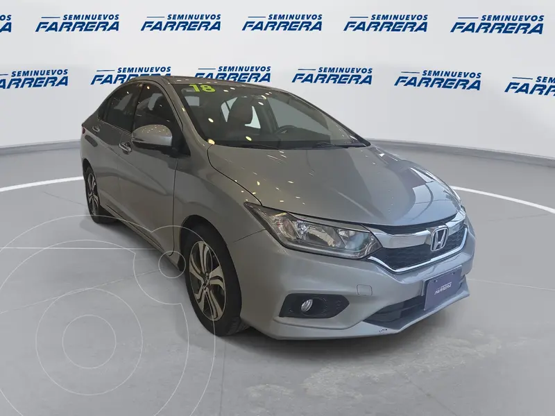 Foto Honda City EX 1.5L Aut usado (2018) color plateado precio $220,000
