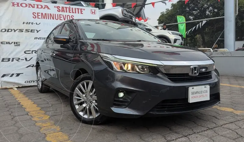 Foto Honda City Prime Aut usado (2022) color Gris financiado en mensualidades(enganche $122,000 mensualidades desde $5,364)