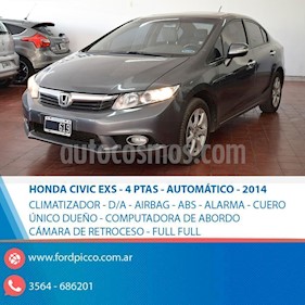 Foto venta Auto usado Honda Civic 1.8 LXS Aut (2014) color Gris Claro precio $460.000