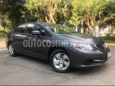 foto Honda Civic 4p LX Sedan L4/1.8 Man usado (2014) color Gris precio $168,000