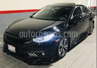 foto Honda Civic 4p Turbo Plus L4/1.5/T Aut usado (2018) color Negro precio $359,000